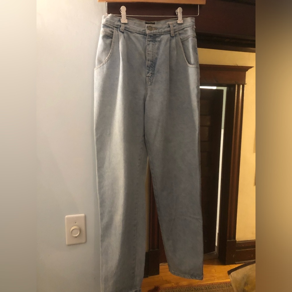 Vintage Sassoon womens Light Wash Jeans - pleated vintage size 12 fits like 8/10